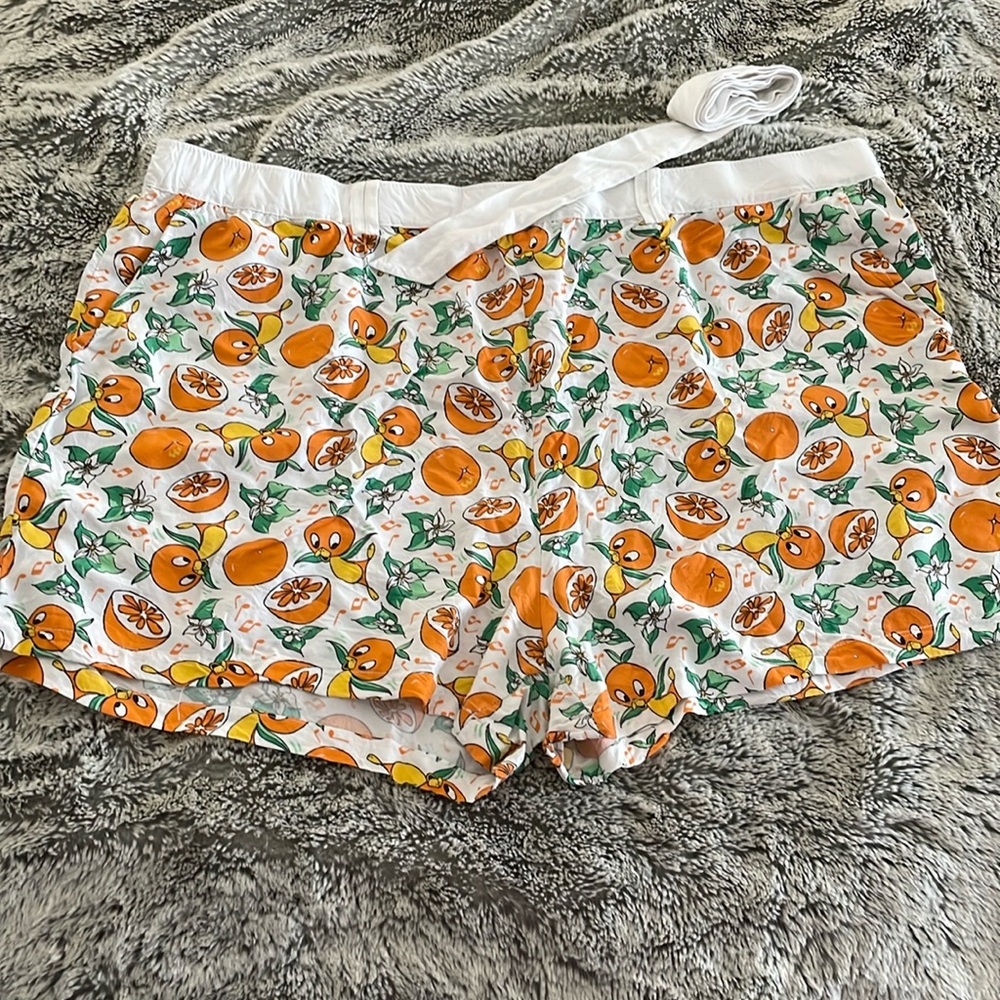 Disney 50th collection orange bird shorts